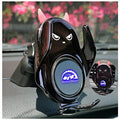 Wireless Car Charger Mount Auto Clamping 15W Fast Charging Cute Demon Design for iPhone Samsung Andriod Phone - color: Black