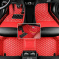 AerfineCar Mats Fit for BMW 1 2 3 4 5 6 7 8 Series X1 X2 X3 X4 X5 X6 X7 GT Waterproof car Floor mats Custom Full Coverage All Weather Protection Non-Slip Leather Floor Liners (Fashion Color 5)