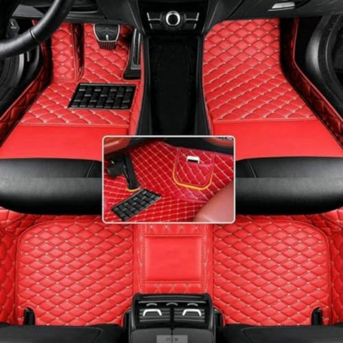 AerfineCar Mats Fit for BMW 1 2 3 4 5 6 7 8 Series X1 X2 X3 X4 X5 X6 X7 GT Waterproof car Floor mats Custom Full Coverage All Weather Protection Non-Slip Leather Floor Liners (Fashion Color 5)