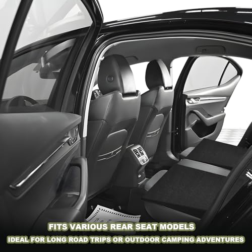 2PCS Auto Seat Wedge Leveling Cushion, Ergonomic Breathable Car Seats Wedge Foam Pad for Pain Relief, Angled Design Comfortable Vehicle Seat Mat Office Chair Support Cushion