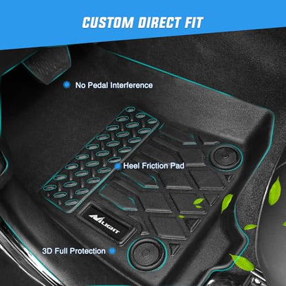 Nilight TPE Floor Mats for Subaru Crosstrek 2018 2019 2020 2021 2022 2023 / Subaru Impreza 2017-2023,All Weather Custom Fit Heavy Duty Floor Liners - color: 2018-2023 Crosstrek|Impreza