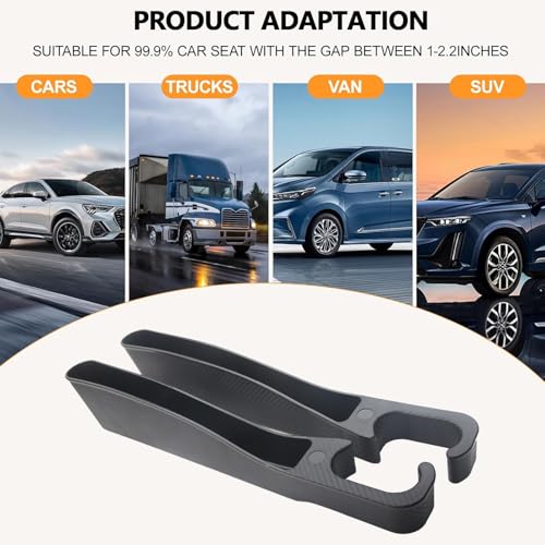 Car Seat Gap Filler Set of 2,Seat Gap Organizer, No Drop Seat Guard,Car Seat Accessories,Drop seat Gap fillers Between Seat and Console Stop Things from Dropping