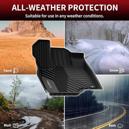 LASFIT Floor Mats for Acura RDX 2019-2026 All Weather Floor Liner TPE Custom Fit Car Mats for Acura RDX 1st & 2nd Row Mats Tasteless Durable and Easy to Clean Black - size: 2019-2025 | For Acura Rdx | 1st & 2nd Row