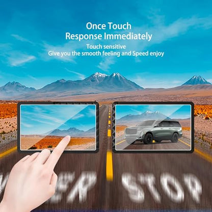 2pcs Tempered Glass Screen Protector for 2021-2025 2026 GMC Yukon Denali/Ch evy Tahoe/Suburban 12.6" Rear Seat Entertainment System, HD Clear Anti-Scratch Protective Accessories - size: Yukon Rear Seat