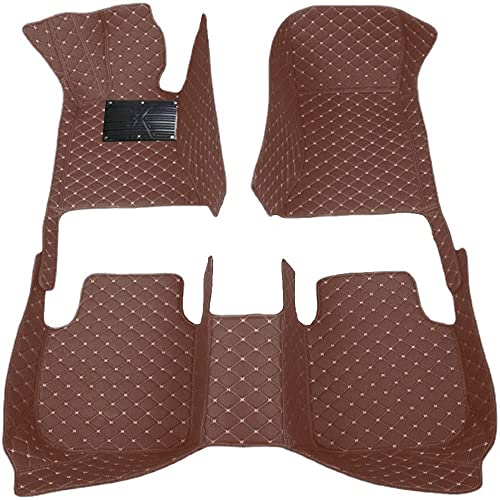 Floor Mats for Cars, All-Weather Mats, Waterproof Trim-to Fit Automotive Floor Mats for 99.9% Cars Sedan Trucks SUV, Custom Floor Liner Car Accessories (Coffer) - color: Coffer