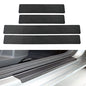 Door Sill Plate Protectors for Car - Universal Door Entry Guards Sill Scuff Cover Panel Step Protector, Welcome Pedal Protector Cover, Carbon Fiber, 4pcs/Set