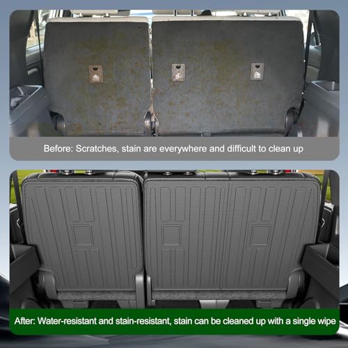 xipoqix 5 Seats Backrest Mats Compatible with 2025 2026 Toyota 4Runner Back Seat Protector TPE (Not for Hybrid EV&i-Force MAX) Replacement for 2025 2026 Toyota 4Runner Accessories (Backrest Mats) - size: Compatible with Toyota 4Runner | 2025-2026