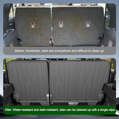 xipoqix 5 Seats Backrest Mats Compatible with 2025 2026 Toyota 4Runner Back Seat Protector TPE (Not for Hybrid EV&i-Force MAX) Replacement for 2025 2026 Toyota 4Runner Accessories (Backrest Mats) - size: Compatible with Toyota 4Runner | 2025-2026