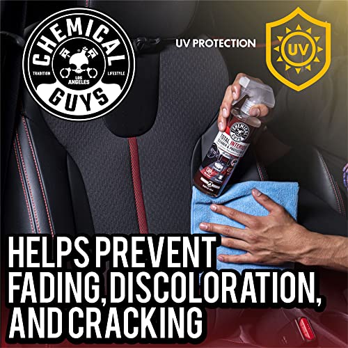 Chemical Guys Total Interior Cleaner & Protectant - Black Cherry, Car Cleaning Spray, Cleans and Protects Leather, Vinyl, Plastic, Rubber, and Glass, Safe for Trucks, SUVs, Jeeps, RVs & More - 16 oz - size: 16 Fl Oz (Pack of 1), style: Black Cherry