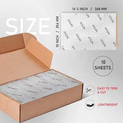Sound Deadening Mat for Cars, 80 mil 10 sqft, Butyl Automotive Sound Deadener, Noise Insulation Dampening Material for Car Trunk, Speaker, Door, Floor and Ceiling, Silver - style: Silver - 10 sq ft
