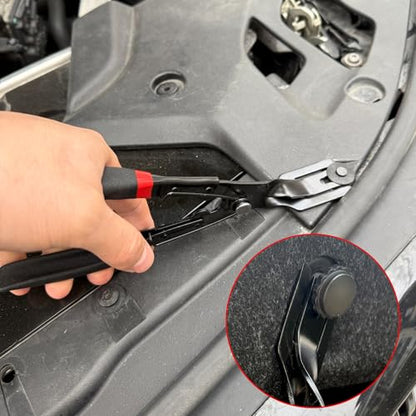 Panel Clip Pliers - Automotive Door Panel Upholstery Trim Clip Removal Tool Plier, Interior Clip Fastener Rivet Push Pin Panel Pliers, Car Vehicle Dashboard Clip Remover Plier Repair Tool
