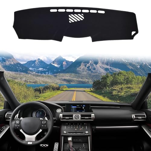 Dashboard Cover Suitable for Lexus IS250 IS350 2006 2007 2008 2009 2010 2011 2012 2013 Car Dashboard Cover Sun Visor Mat Non-Slip Polyester Dashboard Accessories - size: 2006-2013 For Lexus IS