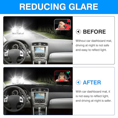 Autorder Dashboard Cover Mat for Lexus IS250 IS350 2006-2011 2012 2013 Accessories Dash Cover Upgrade Flannel Dash Mat Sunshade Glare UV Rays Protector - size: For Lexus IS250 IS350 2006-2013