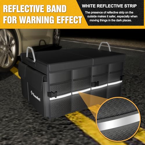 K KNODEL Car Trunk Organizer, Black, Unisex, Automobiles - size: XL