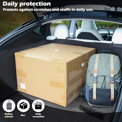 Dog Car Seat Cover for Trunk Cargo Liner for Dogs, Waterproof Pet Cargo Cover Dog Seat Mat for Tesla Model Y Juniper 2025 2026 Upgraded 600D Heavy Duty Waterproof Scratch-Resistant Dog Hammock