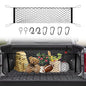 Canvcle Truck Bed Cargo Net for 2019-2025 2026 Dodge Ram 1500 Accessories Envelope Style Mesh Trunk Net Organizer and Storage Stretchable Adjustable Elastic Nylon Rear Cargo Netting with Hooks - style: for Dodge Ram 1500