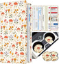 Slohif Car Registration and Insurance Holder - Mushroom Vehicle Glove Box Organizer Women with Magnetic Shut Leather Automobile License Holders Coasters Auto Accessories Case for Document - color: Bright Mushroom