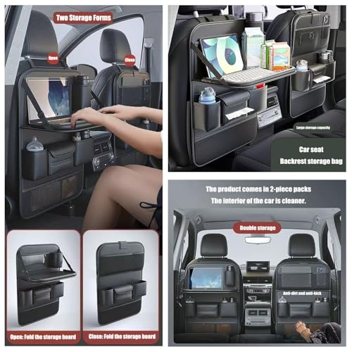 1 Pack - Car Organizer, Back Seat Car Organizer, Back Seat Organizer, Seat Back Organizer.(Black)