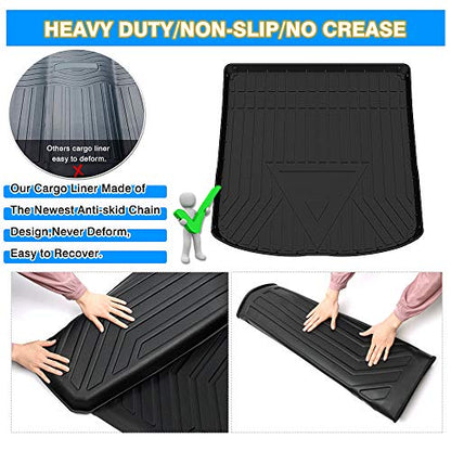 Cargo Liner Fits for Audi A4 / S4 2017 2018 2019 2020 2021 2022 2023 2024 Cargo Mat Trunk Liner Heavy Duty(Not for A4 All-Road Models) - size: 1)Audi A4 / S4【2017-2024】