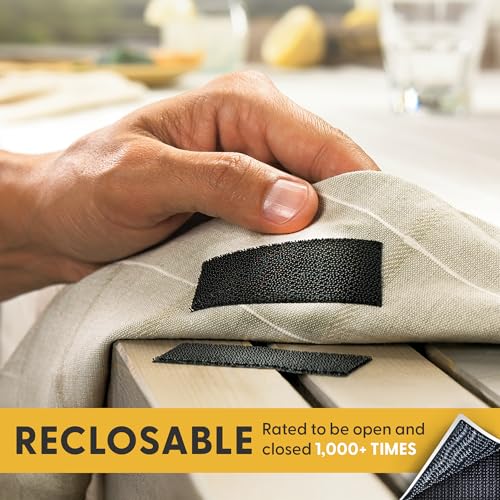 Industrial Strength - 10FT 10 Pack Black Indoor/Outdoor Adhesive Mounting Tape - Self Mating Reclosable Fastener Compatible with 3M SJ3550 / SJ3560 Dual Lock - size: 10 FT X 10 PACK, style: Black