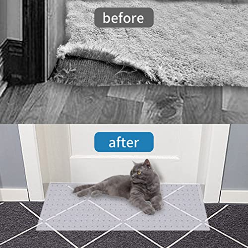 3.6 Feet Cat Carpet Protector, Non-Slip Carpet Protector for Pets, Carpet Scratch Stopper from Scratching Carpet at Doorway - size: 3.6FT-1PC