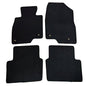 Floor Mats Compatible with 2014-2018 Mazda 3, Factory Fitment Floor Mats Carpet Front & Rear Black 4PC Nylon by IKON MOTORSPORTS, 2015 2016 2017
