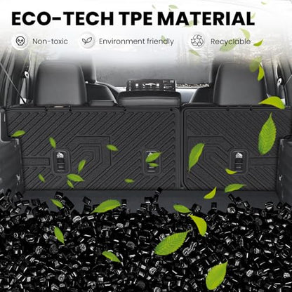 LASFIT Rear Seat Back Protector for Honda Passport 2026, All Weather TPE Pet Friendly Custom Fit Passport Second Row Back Seat Cover Mat Liner Accessories, Black - style: 7）For Honda Passport | 2026 | Seat Back Protector