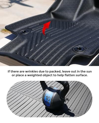 Floor Mats for Nissan Rogue 2026 2025 2024 2023 2022 2021 Accessories, All Weather Protection Heavy Duty Car Floor Liners, Full Coverage TPE Rubber Cargo Mats with Backrest Protectors (Not for Sport)