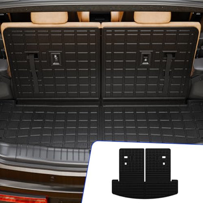 Cargo Mat Compatible with 2024 2025 2026 Hyundai Santa Fe Trunk Mat Cargo Mat Cargo Liner All Weather Santa Fe Accessories (Trunk Mat with Backrest Mat)