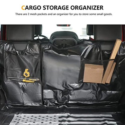 Pet Dog Cargo Liner Trunk Mat for 2007-2025 Jeep Wrangler JK JL 4 Door Unlimited Sahara Rubicon Rear Trunk Floor Mat Cargo Liner Dogs Seat Cover, All Weather Waterproof, America Flag - color: US Flag