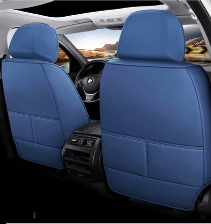 Custom Car Seat Covers for Fit Mercedes-Benz A B C CLA CLS CLK GLE GLS GLA GLK GL ML G S GLC SL CL SLC R SLK etc...Easy to Install car Cover (Black Blue) - color: Black Blue