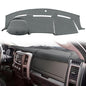 Yiz Dash Cover Mat Custom Fit for Dodge Ram 1500 2009-2018, Ram 1500 Classic 2019-2024,Ram 2500 3500 2010-2018, Ram 4500 5500 2011-2018 Dashboard Cover Pad Carpet Protector (11-18 Dark Gray) J17 - color: 11-18 DarkGray