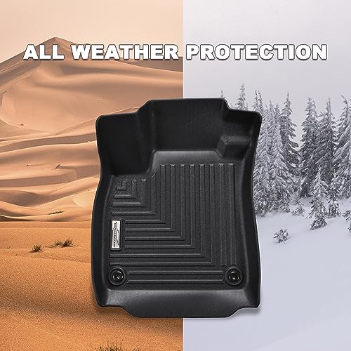 Floor Mats & Cargo Liner for Toyota 4Runner Hybird 2025 2026(Only Fit Hybird) 5 Seats,TPE All Weather Protection Slush Floor Liner Accessories(Trunk Mat+Backrest Mat+Floor Mat) - size: for 4Runner Hybird 2025+ Full Set