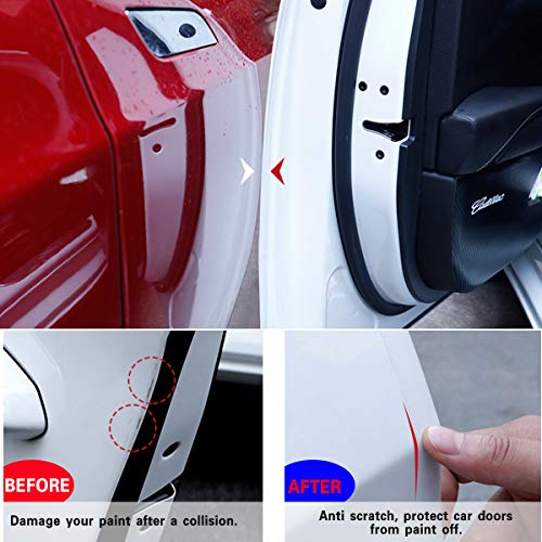 ToLanbbt Car Door Edge Guard Invisible Automotive Door Sill Guard Protectors Anti-Scratch Adhesive Tape Waterproof Strips for Car Door Edge Protection (33Ft x 3.94”, Transparent) - size: 33Ft x 3.94”