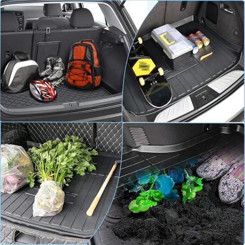 Civic Sedan Cargo Mat - Compatible with 2016-2021 Models，All Weather Rear Cargo Liners Trunk Tray Floor mats，3D Tech Modeling Waterproof Durable Odorless TPO Accessories, No 2-Doors/Hatchback Models - size: For 2016-2021 Honda Civic Sedan