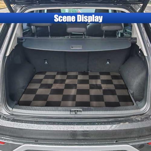 Car Trunk Cargo Liner, 38"×29" Scratch-Resistant Car Floor Mat, Washable Auto Trunk Protective Mat, Fashionable Vehicle Interior Decoration Accessories for SUVs, Trucks (Style2)