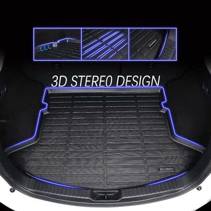 KELCSEECS Floor Mats & Cargo Liner for 2026 2025 2024 2023 Honda CRV (Non Hybrid) Car Mats Trunk Mat Honda CR-V All Weather Floor Mats Trunk Liner Cargo Mat(Cargo Tray in Lowest Position) Accessories - style: 10)For 2023-2026 Honda CR-V Gas Full Set