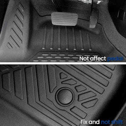 Floor Mats Set for 2021-2025 2026 Chevrolet Chevy Tahoe/GMC Yukon/Cadillac Escalade 7 Seat Bucket Seat Accessories, All Weather TPE Cargo Mat Liner Backrest Mat Door Sill Protectors - style: Floor Mats Set