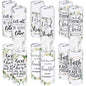 Outus 12 Pcs Greenery Christian Car Tissues Cylinder Holder with 3 Ply Facial Tissue Bulk Eucalyptus Leaves Religious Tissue Holder Travel Tissues Boxes Container for Home Wedding Party Supplies - style: Leaf