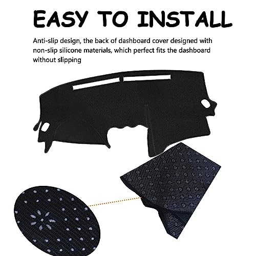 Dashboard Cover Dash Mat Compatible with Nissan Altima 2007 2008 2009 2010 2011 2012, Dash Board Cover for Altima Sedan Coupe 2007-2012