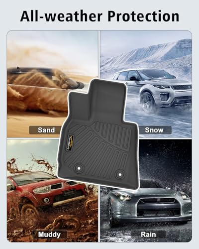 Floor Mats Custom Fit for BMW X3 2025 2026 M50/30 xDrive Trunk Mat with Backrest Mat All Weather TPE Rubber Cargo Liner Anti-Slip Full Set for BMW X3 Accessories (Trunk Mat+Backrest Mats+Floor Mats) - size: For BMW X3 2025-2026