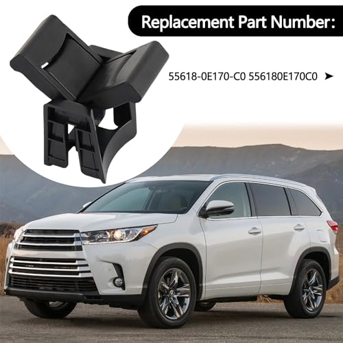 Cup Holder Center Console Insert Divider OE:55618-0E170-C0 Fit for 2014 2015 2016 2017 2018 2019 Toyota Highlander (Style A-Fit Toyota) - style: Style A-Fit Toyota