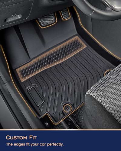CreekT® for Hyundai Kona Floor Mats 2018-2023 (No for EV),All Weather Heavy Duty Waterproof Floor mats & Cargo Liner for Hyundai Kona Accessories SE SEL N Limited Preferred