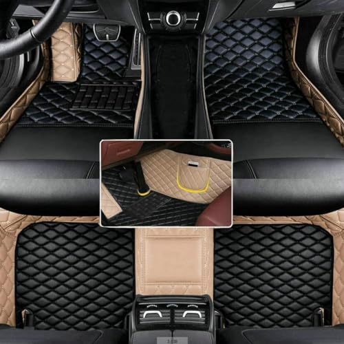 AerfineCar Mats Fit for BMW 1 2 3 4 5 6 7 8 Series X1 X2 X3 X4 X5 X6 X7 GT Waterproof car Floor mats Custom Full Coverage All Weather Protection Non-Slip Leather Floor Liners (Fashion Color 19) - color: Fashion Color 19
