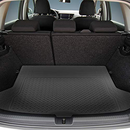 FH Group ClimaProof Universal Cargo Mat – All-Weather, Trimmable Trunk Mat (54.5" W x 44" D) – Fits Most Cars, SUVs & Trucks – Gray - color: Gray, size: Large