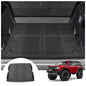 Mabett Cargo Liner Non-Slip Mat for Ford Bronco Accessories, All-Weather Protection Trunk Mat Fit Bronco 2026 2021-2025 4-Door Black - size: Truck Mats