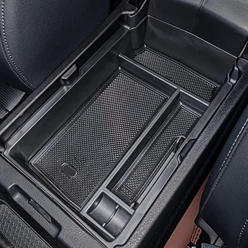 2PCS Center Console Organizer Tray and Armrest Storage Box Compatible with 2026 2025 2024 2023 Honda CRV Accessories Insert Secondary Storage Box with ABS Material - size: 2 Pcs Center Console Organizer