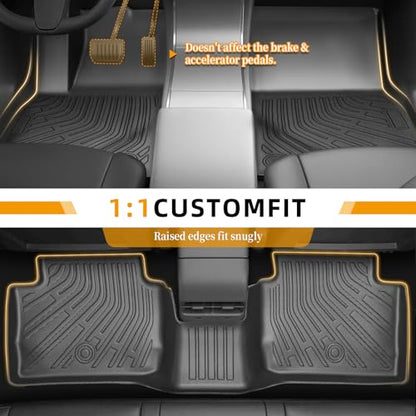 Floor Mats for Toyota Camry 2002 2003 2004 2005 2006, Camry Floor Mats ONLY Sedan, TPE Non-Slip Waterproof Summer Winter, Front & Rear Row & Cargo - style: 10)2002-2006|Camry Sedan|Floor&Cargo Mats