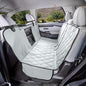 4Knines Dog Hammock for Cars, SUVs, and Small Trucks with Mesh Window (Regular, Grey) – Rear Seat Cover for 60/40 Split Bench w/Armrest & Seatbelt Access – Heavy Duty, Waterproof, Easy to Install - color: Grey