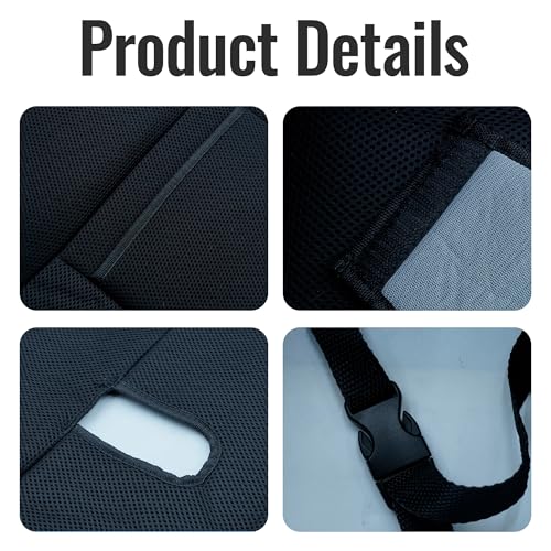 Knitted Mesh Fabric Front Bench Seat Cover Compatible with Ford F250 F350 F450 F550 1999 2000 2001 2002 2003 2004 2005 2006 2007 Super Duty Trucks Full Bench Seat Cover - Black - color: Black, size: Knit cloth